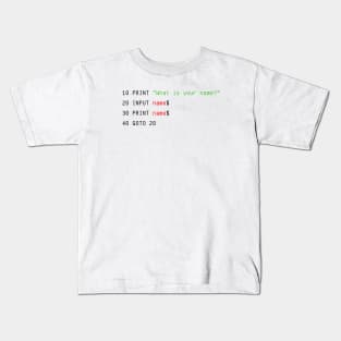 The BASIC Pickup Line Kids T-Shirt